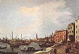 Canaletto Riva degli Schiavoni - west side painting